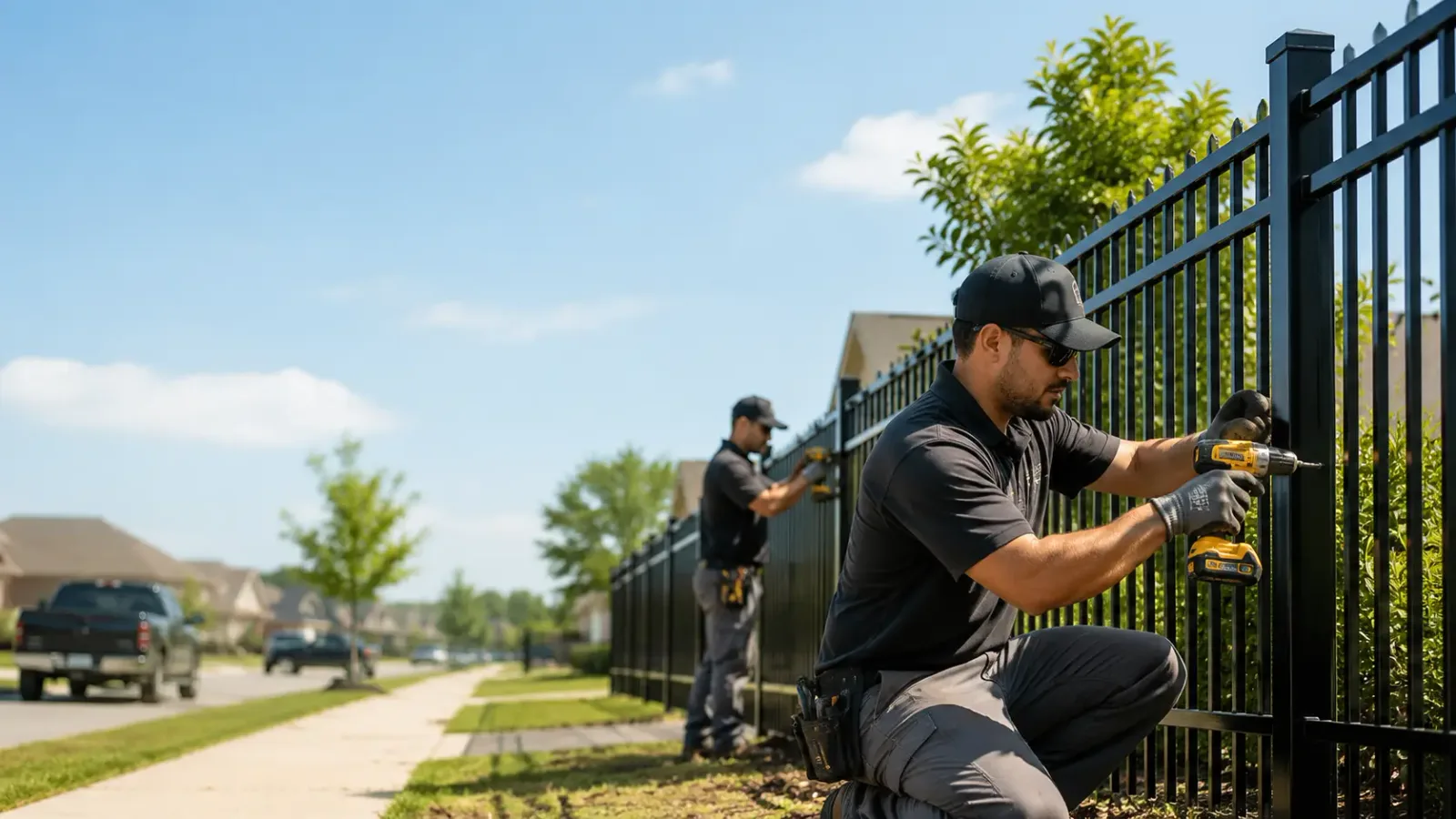 Metal Fence Installation in Audubon, IA